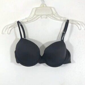 NOBO No Boundaries Padded T-Shirt Bra Black 36B